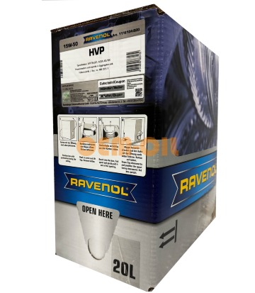 Моторное масло RAVENOL HVP High Viscosity Perfor. Oil SAE 15W-50 (20л) ecobox