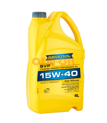 Моторное масло RAVENOL SVP Stand.Viscos.Perform.Oil SAE 15W-40 (4л) new
