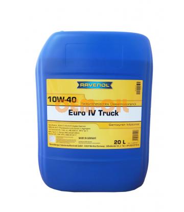 Моторное масло RAVENOL EURO IV Truck SAE 10W-40 (20л) new