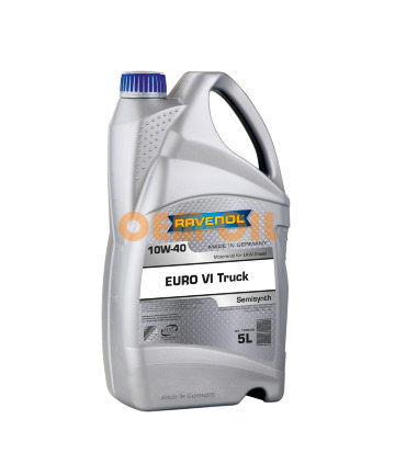 Моторное масло RAVENOL Euro VI Truck SAE 10W-40 (5л) new