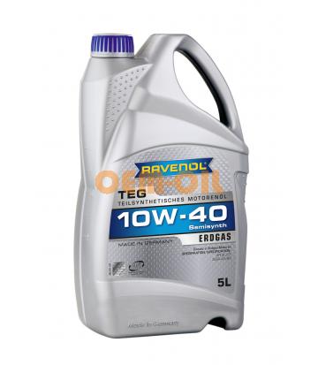 Моторное масло RAVENOL TEG SAE 10W-40 (5л) new