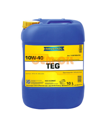 Моторное масло RAVENOL TEG SAE 10W-40 (10л) new