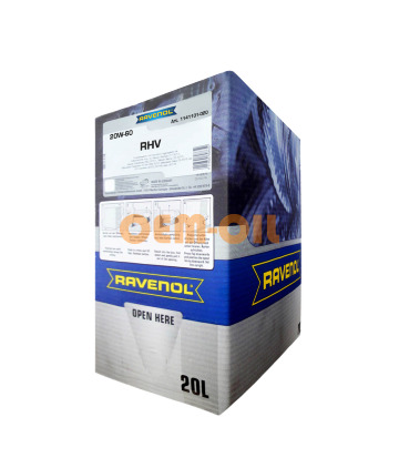 Моторное масло RAVENOL RHV Racing High Viscosity SAE 20W-60 (20л) ecobox