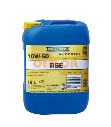 Моторное масло RAVENOL Racing Sport Ester SAE 10W-50 (10л) new