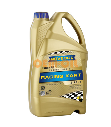 Моторное масло для 2-Такт картов RAVENOL Racing Kart 2T (4л) 