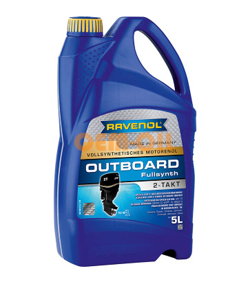 Моторное масло для 2Т лод.моторов RAVENOL Outboardoel 2T Fullsynth. (5л)