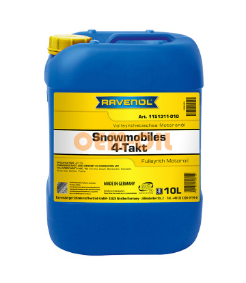 Масло для 4-Такт снегоходов RAVENOL Snowmobiles 4-Takt Fullsynth. (10л) new