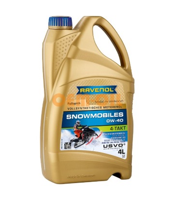 Моторное масло RAVENOL SNOWMOBILES SAE 0W-40 (4л)