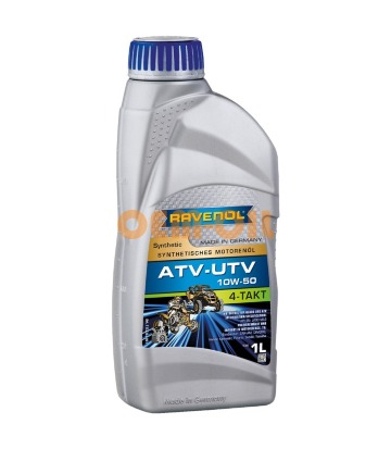 Моторное масло для 4-тактных двигателей RAVENOL ATV-UTV 4T SAE 10W-50 (1л)