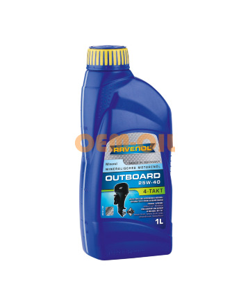 Моторное масло RAVENOL Outboardoel 4T SAE 25W-40 (1л) new