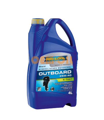 Моторное масло RAVENOL Outboardoel 4T SAE 25W-40 (4л) new