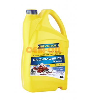 Масло RAVENOL SNOWMOBILES 2Т для мотосаней минеральное (4л) new