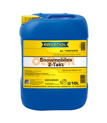 Масло RAVENOL SNOWMOBILES 2Т для мотосаней минеральное (10л) new