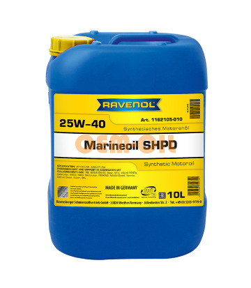 Моторное масло RAVENOL Marineoil SHPD SAE 25W-40 synthetic (10л) new