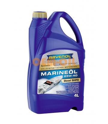 Моторное масло RAVENOL Marineoil SHPD SAE 25W-40 synthetic (4л) new