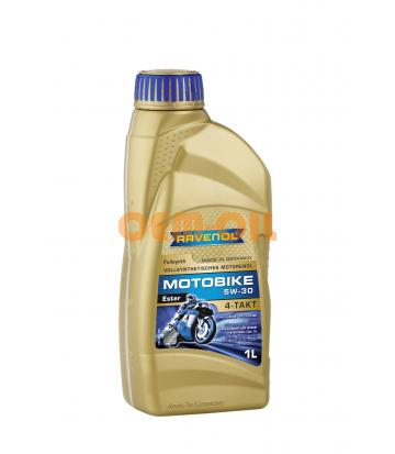 Моторное масло RAVENOL Motobike 4-T Ester 5W-30 (1л) new