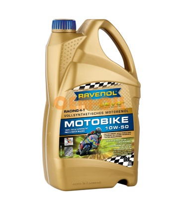 Моторное масло RAVENOL Racing 4-T Motobike SAE 10W-50 (4л)