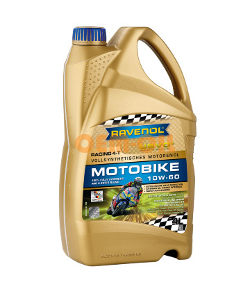 Моторное масло RAVENOL Racing 4-T Motobike SAE 10W-60 (4л)