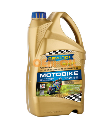 Моторное масло RAVENOL Racing 4-T Motobike SAE 15W-50 (4л)