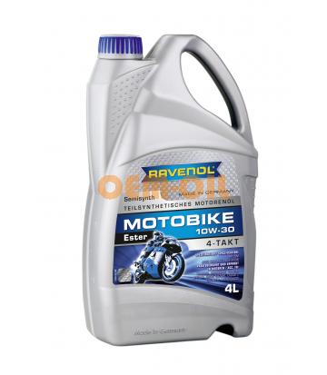 Моторное масло RAVENOL Motobike 4-T Ester 10W-30 (4л) new