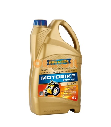 Моторное масло RAVENOL Motobike 4-T Mineral SAE 20W-40 (4л)