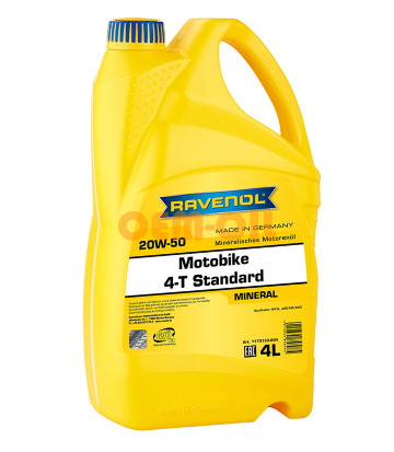 Моторное масло RAVENOL Motobike 4-T Standard SAE 20W-50 (4л)