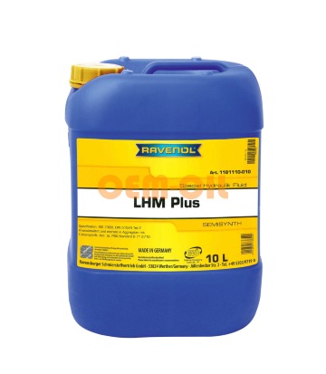 Трансмиссионное масло RAVENOL LHM+Fluid (10л) new