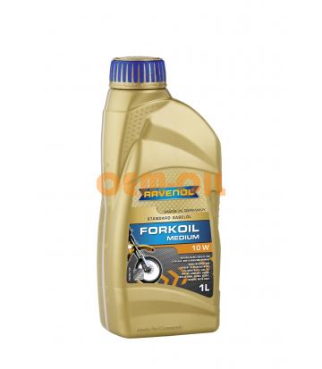 Масло RAVENOL вилочное Forkoil Medium 10W (1л) new