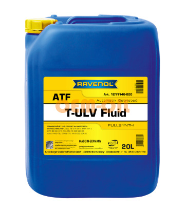 Трансмиссионное масло RAVENOL ATF T-ULV Fluid (20л)