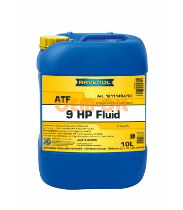 Трансмиссионное масло RAVENOL ATF 9HP Fluid (10л)