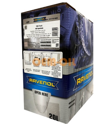 Трансмиссионное масло RAVENOL ATF THS Truck HD Synthetic (20л) ecobox