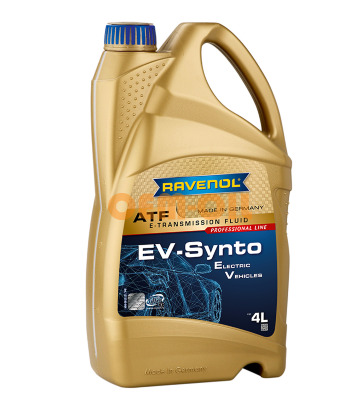 Трансмиссионное масло RAVENOL EV-Synto ATF Etransmission Fluid (4л)