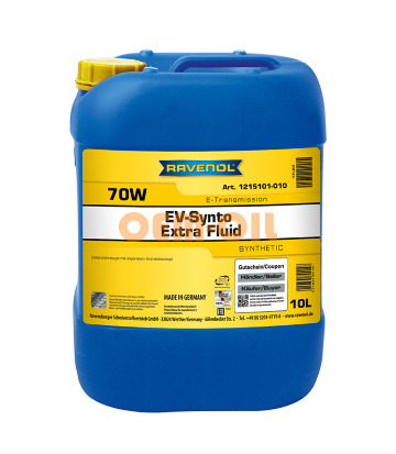 Трансмиссионное масло RAVENOL EV-Synto Extra Fluid 70W E-TF (10л)
