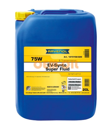 Трансмиссионное масло RAVENOL EV-Synto Super Fluid 75W E-TF (20л) 