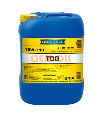 Трансмиссионное масло RAVENOL TDG SAE 75W-110 (10л)
