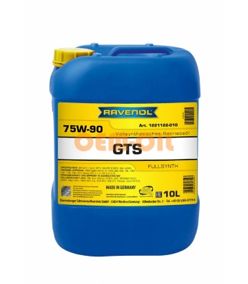 Трансмиссионное масло RAVENOL Gear Trans Synth GTS SAE 75W-90 (10л)