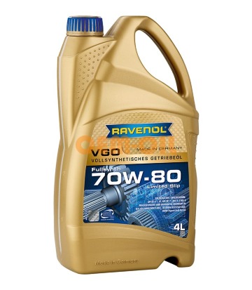Трансмиссионное масло RAVENOL VGO SAE 70W-80 LS (4л)