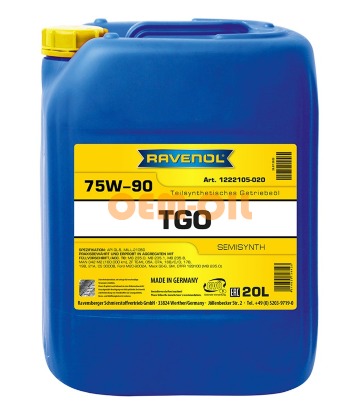 Трансмиссионное масло RAVENOL TGO SAE 75W-90 (20л) new