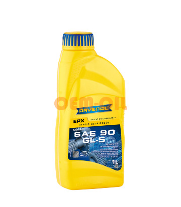 Трансмиссионное масло RAVENOL Getriebeoel EPX SAE 90 GL-5 (1л)