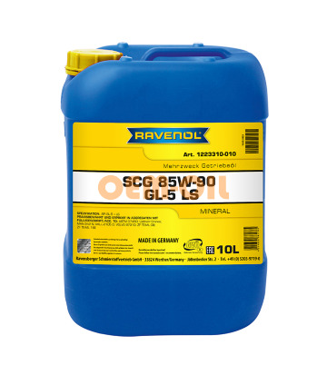 Трансмиссионное масло RAVENOL SCG Super Construction Gear 85W-90 GL-5 LS (10л) 