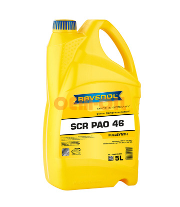 Компрессорное масло RAVENOL Kompressorenoel Screw SCR PAO 46 (5л)