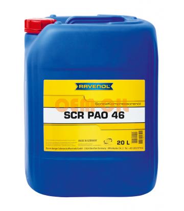 Компрессорное масло RAVENOL Kompressorenoel Screew SCR PAO 46 (20л) new
