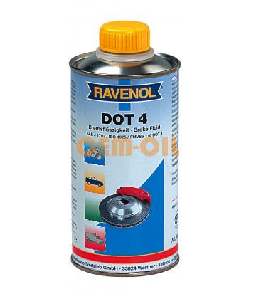 Тормозная жидкость RAVENOL DOT-4 (0,25 л)