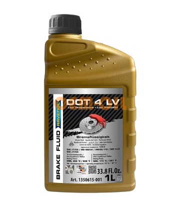 Тормозная жидкость RAVENOL DOT 4 LV (1л) new
