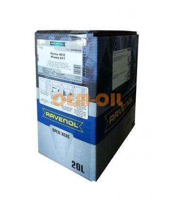 Антифриз готовый к прим. жёлтый RAVENOL TTC Traditional Technology Coolant Premix (20л) ecobox