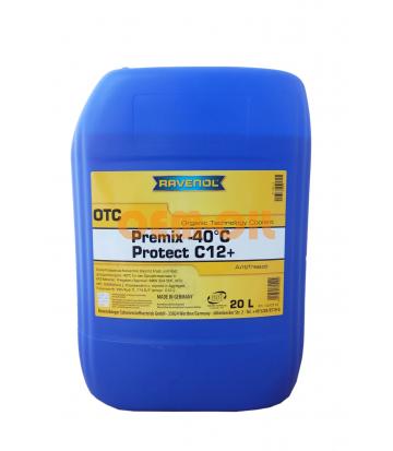Антифриз готовый к прим. лила RAVENOL OTC Organic Techn.Coolant Premix -40°C (20л)
