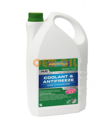 Антифриз концентрат зеленый RAVENOL HJC Hybrid Japanese Coolant Concentrate (5л)