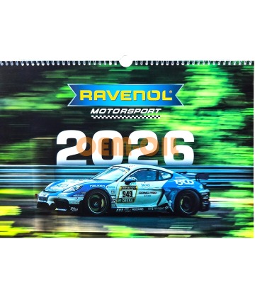 Фирменный настенный календарь RAVENOL® Lifestyle на 2026