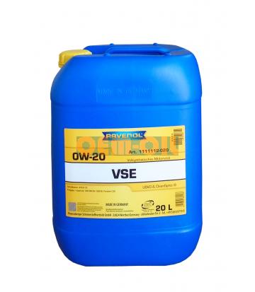Моторное масло RAVENOL VSE SAE 0W-20 (20л)