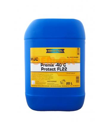 Антифриз готовый к прим. зеленый RAVENOL HJC Hybrid Japanese Coolant Premix -40°C (20л)